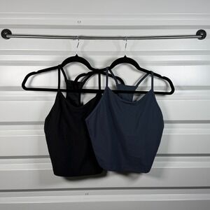 Old Navy Active StudioSmooth Go-Dry Racerback Sports Bra Set of 2 L